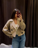 Katrina Cropped Trench Coat