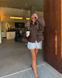 Calista Cropped Trench Coat