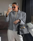 Claude Blazer with Shoulder Pads