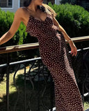 Eloise Sleeveless Polka Dot Dress