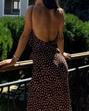Eloise Sleeveless Polka Dot Dress