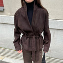 Evelyn Suede Jacket