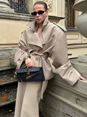 Fabiana Oversized Belted Trench Coat