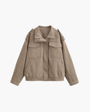 Greta Suede Moto Jacket