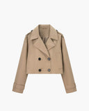Katrina Cropped Trench Coat