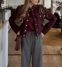Leah Bomber Jacket with Golden Details