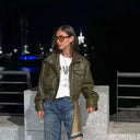 Leila Faux Leather Jacket