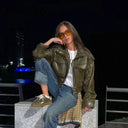 Leila Faux Leather Jacket