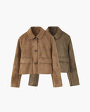 Mirlinda Suede Blazer Jacket