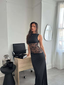 Nieve Maxi Dress with Lace Details