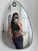 Nieve Maxi Dress with Lace Details