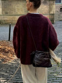 Shiela Burgundy Pullover