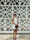 Tyra Polkadot Mini Dress