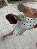 Tyra Polkadot Mini Dress