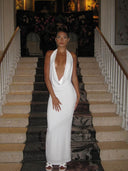 Venice Deep V-Neck Maxi Dress